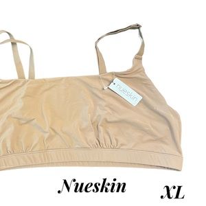 NWOT Nueskin microfiber Bra Nude XL